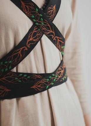 Дизайнерська сукня вишиванка мотанка6 фото