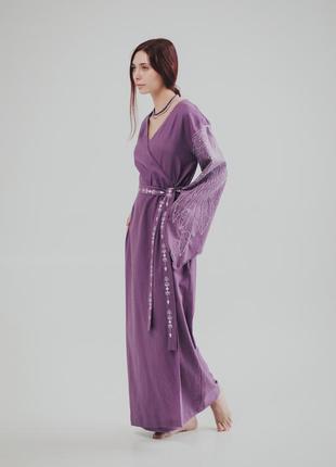 Дизайнерська сукня вишиванка4 фото