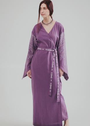 Дизайнерська сукня вишиванка8 фото