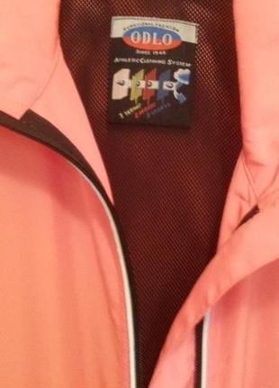 Куртка деми длинная ярко-розовая5 фото