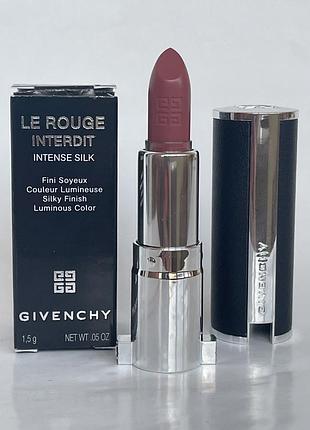 Помада мини givenchy le rouge interdit intense silk