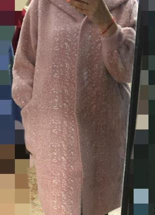 Пальто, альпака- лама ,46-56 размер.2 фото