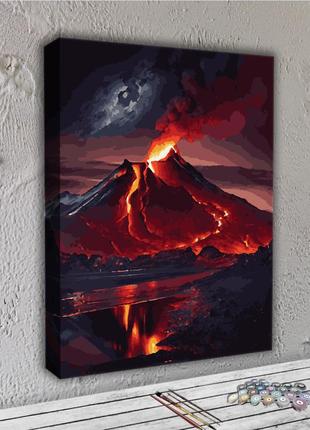 Картина по номерам виверження вулкану mel-0597 40*50 melmil