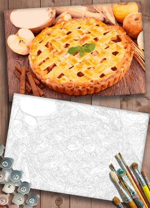 Картина по номер яблучний пиріг mel-0030 melmil